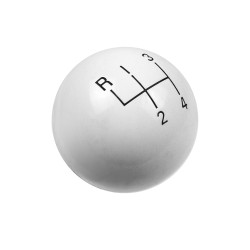 PartzBiz CM 1630003 - Hurst Shift Knob - 4-Speed - White