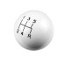 PartzBiz CM: 1630008-Hurst Shift Knob - 5-Speed Pattern - White