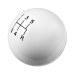 PartzBiz CM: 1630014-Hurst Shift Knob - 5-Speed Pattern - White