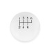 PartzBiz CM: 1630016-Hurst Shift Knob - 6-Speed - White PartzBiz CM: 1630016-Hurst Shift Knob - 6-Speed - White