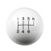 PartzBiz CM: 1630056-Hurst Shift Knob - 6-Speed - White