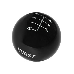 PartzBiz CM 1631225 - Hurst Shift Knob - 6-Speed - Black - Ford