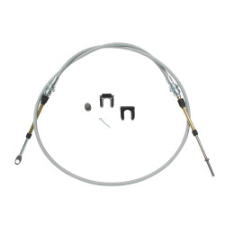 PartzBiz CM 5000025 - Hurst Shifter Cable - 5-Foot Length - Grey