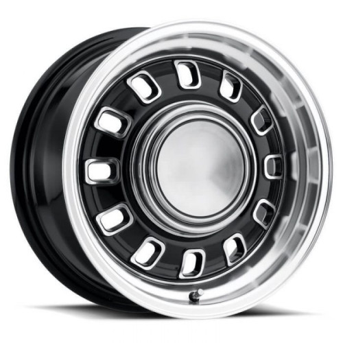 PartzBiz CM: LW60-50754A-Legendary Wheels 12 Slot - 15 x 7 in. - 5 x 4.5 - 4.25 BS - Black PartzBiz CM: LW60-50754A-Legendary Wheels 12 Slot - 15 x 7 in. - 5 x 4.5 - 4.25 BS - Black