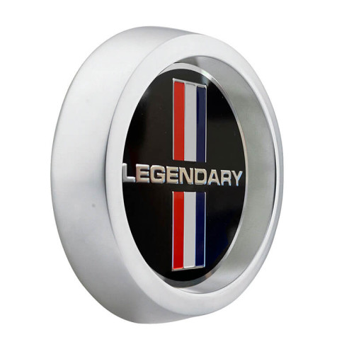 PartzBiz CM: LW-HC029-Legendary Wheels Center Cap - Black Tri-Bar