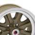 PartzBiz CM: LW90-50744F-Legendary Wheels HB44 - 15 x 7 in. - 4 x 4.5 - 4.25 BS - Gold Haze