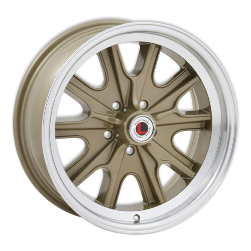 PartzBiz CM: LW90-70854F-Legendary Wheels HB45 - 17 x 8 in. -  5 x 4.5 - 4.75 BS - Gold Haze