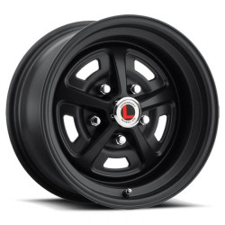 PartzBiz CM LW50-50754E - Legendary Wheels Magnum 500 - 15 x 7 in. -  5 x 4.5 - 4.25 BS - Stealth Black