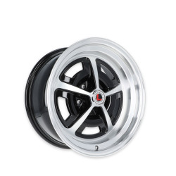 PartzBiz CM LW50-70854A - Legendary Wheels Magnum 500 - 17 x 8 in. - 5 x 4.5 - 4.75 BS - Gloss Black/Machined