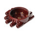 PartzBiz CM: 221B-Mallory Marine Distributor Cap, Flat PartzBiz CM: 221B-Mallory Marine Distributor Cap, Flat