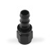 PartzBiz CM: 200110-BL-Mr. Gasket -10 AN Straight Push-On Hose Ends - Black
