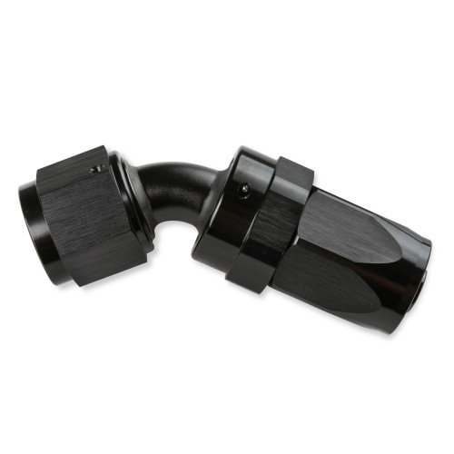 PartzBiz CM: 224506-BL-Mr. Gasket -6 AN 45 Degree Swivel Hose End - Black