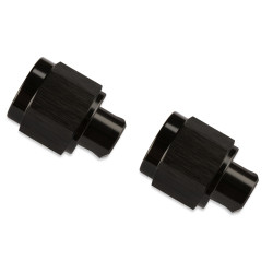 PartzBiz CM 492906-BL - Mr. Gasket -6 AN Caps (2) - Black PartzBiz CM 492906-BL - Mr. Gasket -6 AN Caps (2) - Black