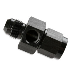 PartzBiz CM 400199-BL - Mr. Gasket -6 AN Male To -6 AN Female Fuel Pressure Gauge Adapter with 1/8 Inch NPT Port - Black PartzBiz CM 400199-BL - Mr. Gasket -6 AN Male To -6 AN Female Fuel Pressure Gauge Adapter with 1/8 Inch NPT Port - Black