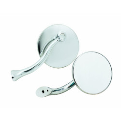 PartzBiz CM 8218GMRG - Mr. Gasket 4 Inch Swan Neck Mirror Stainless PartzBiz CM 8218GMRG - Mr. Gasket 4 Inch Swan Neck Mirror Stainless