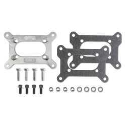 PartzBiz CM 1937MRG - Mr. Gasket Carburetor Adapter Kit - Large Holley 2-Barrel To Small Rochester 4-Bolt - 2-Barrel