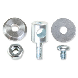 PartzBiz CM 1512 - Mr. Gasket Carburetor Linkage Bushing Pivot - Aluminum/Steel