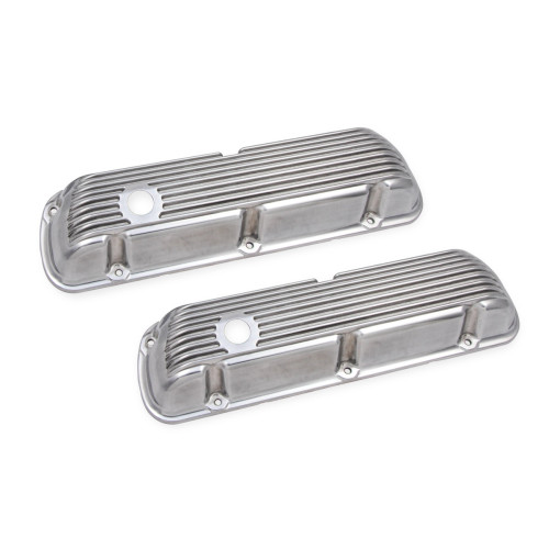 PartzBiz CM: 6861G-Mr. Gasket ครอบวาล์วอลูมิเนียมหล่อ คู่-ขัดเงา PartzBiz CM: 6861G-Mr. Gasket ครอบวาล์วอลูมิเนียมหล่อ คู่-ขัดเงา