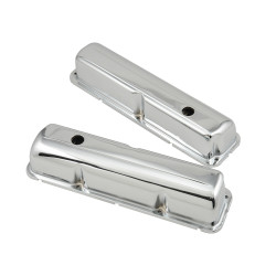 PartzBiz CM 9412 - Mr. Gasket ฝาครอบวาล์วโครเมียมพร้อมแผ่นกั้น PartzBiz CM 9412 - Mr. Gasket ฝาครอบวาล์วโครเมียมพร้อมแผ่นกั้น