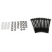 PartzBiz CM: 6880BG-Mr. Gasket ฝาครอบวาล์วอะลูมิเนียมประดิษฐ์ - สีดำ