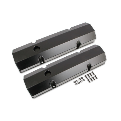 PartzBiz CM: 6818BG-Mr. Gasket ฝาครอบวาล์วอะลูมิเนียมประดิษฐ์ - สีดำ