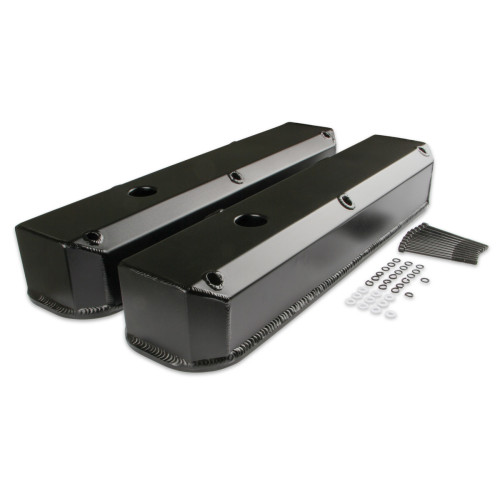 PartzBiz CM: 6861BG-Mr. Gasket Fabricated Aluminum Valve Covers - Black Finish PartzBiz CM: 6861BG-Mr. Gasket Fabricated Aluminum Valve Covers - Black Finish