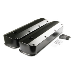 PartzBiz CM 6880BG - Mr. Gasket ฝาครอบวาล์วอะลูมิเนียมประดิษฐ์ - สีดำ PartzBiz CM 6880BG - Mr. Gasket ฝาครอบวาล์วอะลูมิเนียมประดิษฐ์ - สีดำ