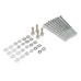 PartzBiz CM: 6864G-Mr. Gasket ฝาครอบวาล์วอะลูมิเนียมประดิษฐ์ - สีเงิน
