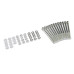 PartzBiz CM: 6874G-Mr. Gasket ฝาครอบวาล์วอะลูมิเนียมประดิษฐ์ - สีเงิน