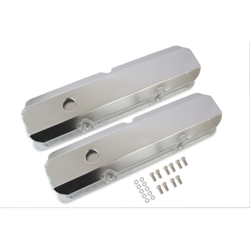 PartzBiz CM: 6872G-Mr. Gasket ฝาครอบวาล์วอะลูมิเนียมประดิษฐ์ - สีเงิน