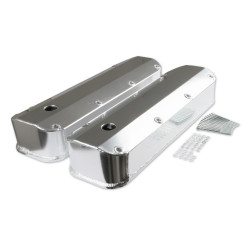 PartzBiz CM 6874G - Mr. Gasket ฝาครอบวาล์วอะลูมิเนียมประดิษฐ์ - สีเงิน PartzBiz CM 6874G - Mr. Gasket ฝาครอบวาล์วอะลูมิเนียมประดิษฐ์ - สีเงิน