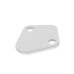 PartzBiz CM: 1516-Mr. Gasket Fuel Pump Block Off Plate - Chrome