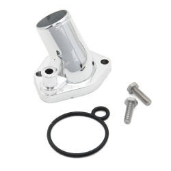 PartzBiz CM 2662 - Mr. Gasket O-Ring Style Chrome Water Neck - 45 Degree