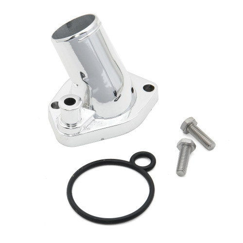 PartzBiz CM: 2662-Mr. Gasket O-Ring Style Chrome Water Neck - 45 Degree