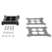 PartzBiz CM: 3404-Mr. Gasket Phenolic Carburetor Spacer - 1 นิ้ว - ศูนย์กลาง 4 รู