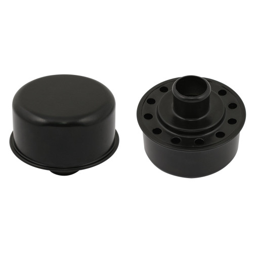 PartzBiz CM: 9810BP-Mr. Gasket Push-On Breather - Flat Black PartzBiz CM: 9810BP-Mr. Gasket Push-On Breather - Flat Black