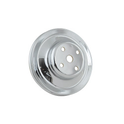 PartzBiz CM 4967 - Mr. Gasket Water Pump Pulley - Chrome - Double Groove PartzBiz CM 4967 - Mr. Gasket Water Pump Pulley - Chrome - Double Groove