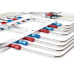 PartzBiz CM: 13350-CNOS-
NOS Blower Injector Plate, Polished Finish, Red & Blue Plumbing

