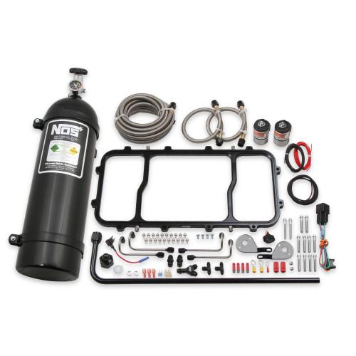 PartzBiz CM: 05501BNOS-
NOS Dry Nitrous Plate System for Holley LS Hi Ram Intake Manifold - Black

