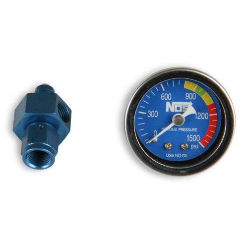 PartzBiz CM: 15920NOS-NOS Nitrous Gauge w/ Adapter