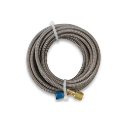 PartzBiz CM 15295NOS - 
NOS Stainless Steel Braided Hose -4AN 14-foot Blue

