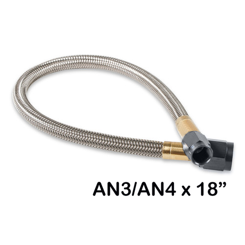 PartzBiz CM: 15345BNOS-
NOS Stainless Steel Braided Hose w/Black Fittings -4AN to -3AN, 18-Inch Length
PartzBiz CM: 15345BNOS-
NOS Stainless Steel Braided Hose w/Black Fittings -4AN to -3AN, 18-Inch Length