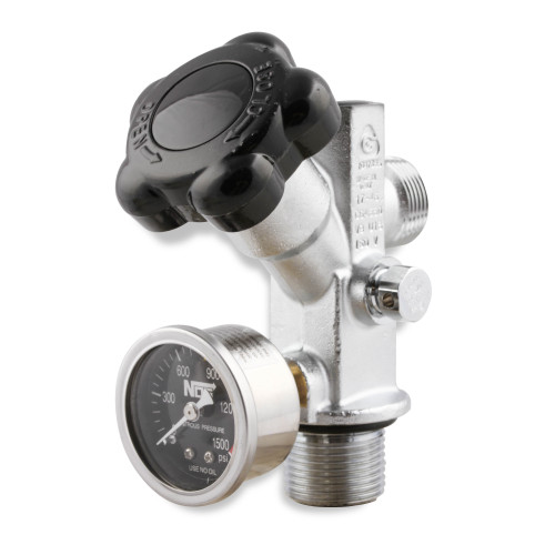 PartzBiz CM: 16137BNOS-
NOS Super Hi-Flo Bottle Valve with Black Face Gauge

