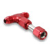PartzBiz CM: 34-600RQFT-Dual Feed Fuel Line #6AN (Red)