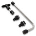 PartzBiz CM: 34-600BKQFT-Dual Feed Fuel Line #6AN (Black)