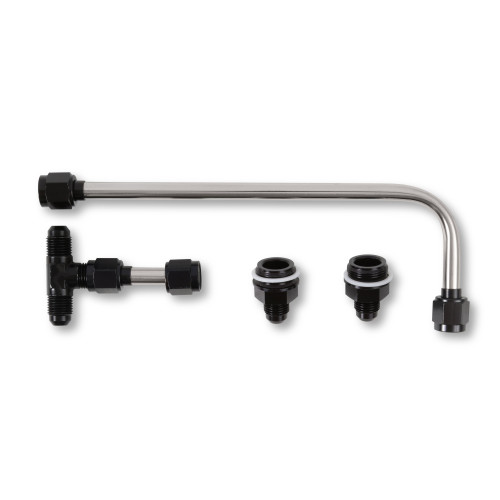 PartzBiz CM: 34-600BKQFT-Dual Feed Fuel Line #6AN (Black)