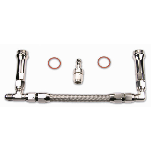 PartzBiz CM: 34-8000SSQFT-SS Fuel Line #8AN Silver