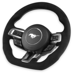 PartzBiz CM RK950-06 - REKUDO Steering Wheel - Alcantara Wrapped PartzBiz CM RK950-06 - REKUDO Steering Wheel - Alcantara Wrapped