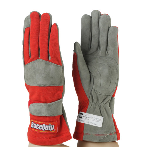 PartzBiz CM: 351013RQP-RaceQuip 351 Series ถุงมือ Nomex Race 1 ชั้น