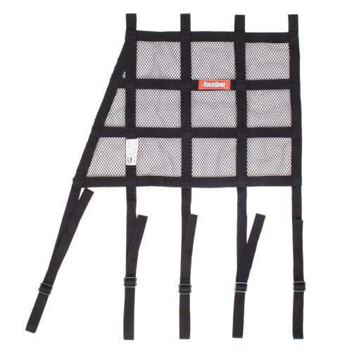 PartzBiz CM: 823003RQP-RaceQuip Mesh/Ribbon Hybrid Window Net - ด้านหน้าทำมุม - พร้อมสายรัดสำหรับยึด PartzBiz CM: 823003RQP-RaceQuip Mesh/Ribbon Hybrid Window Net - ด้านหน้าทำมุม - พร้อมสายรัดสำหรับยึด